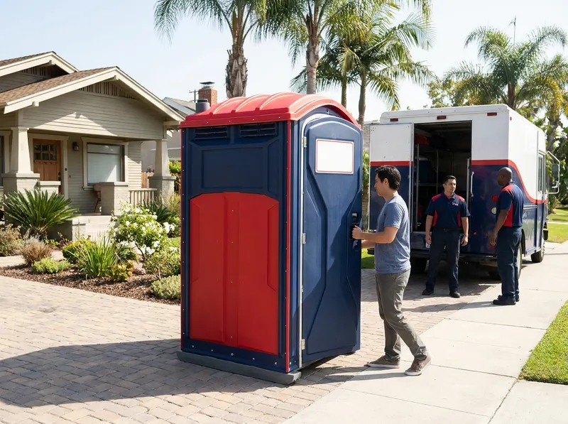 Deluxe Portable Toilet in Anaheim, CA